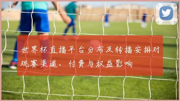世界杯直播平台分布及转播安排对观赛渠道、付费与权益影响